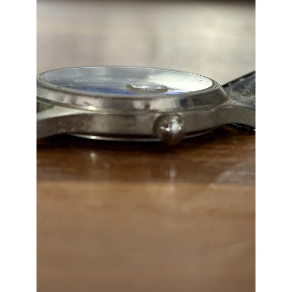 ⭐️Fossil Airmaster Black Dial on Stainless Bracelet Quartz Watch⭐️BI-1434⭐️